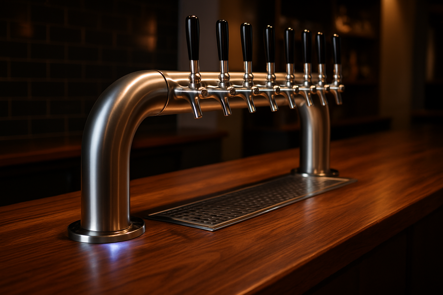 8 tap draft beer tower