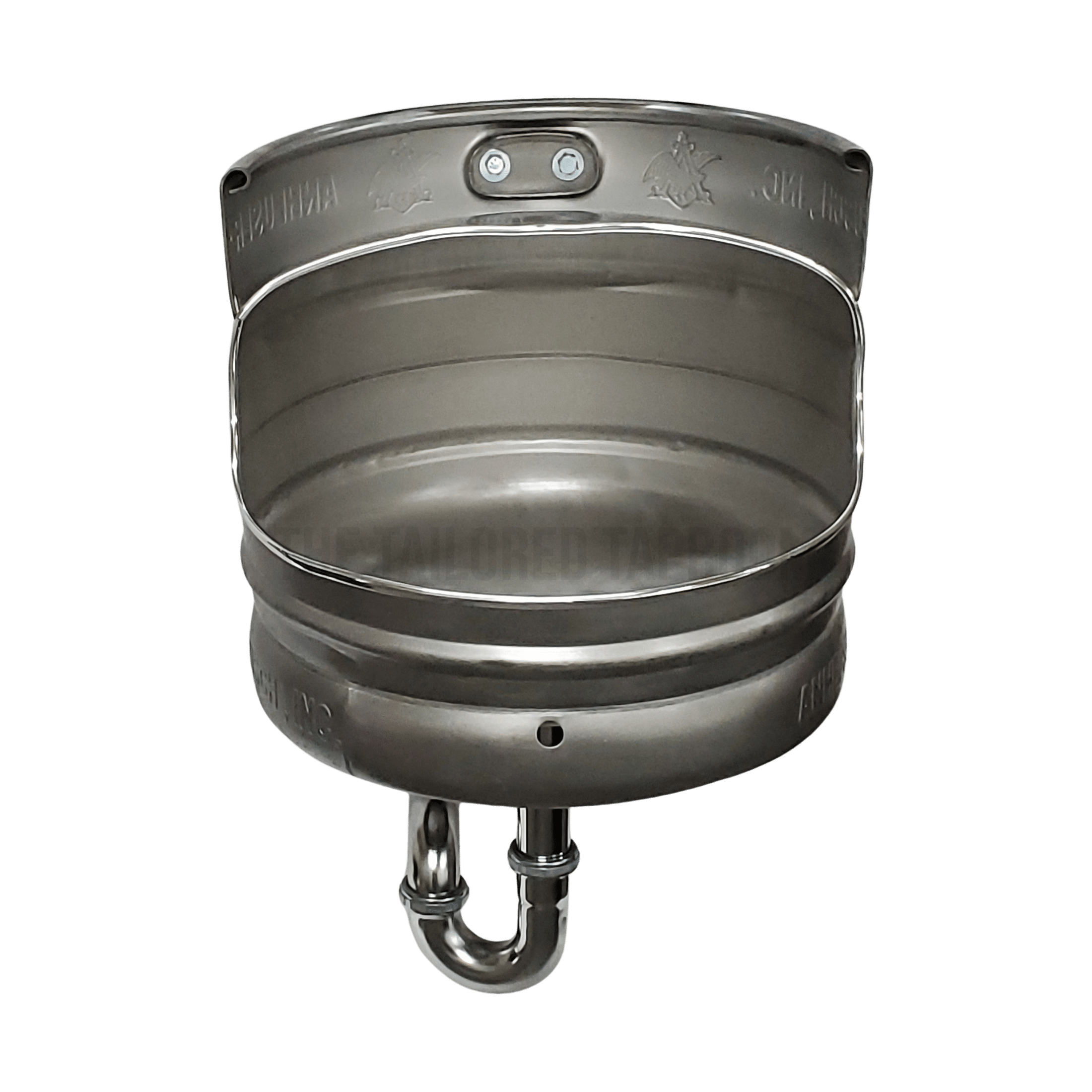 Wall Mount Pony Keg Sink on transparent background