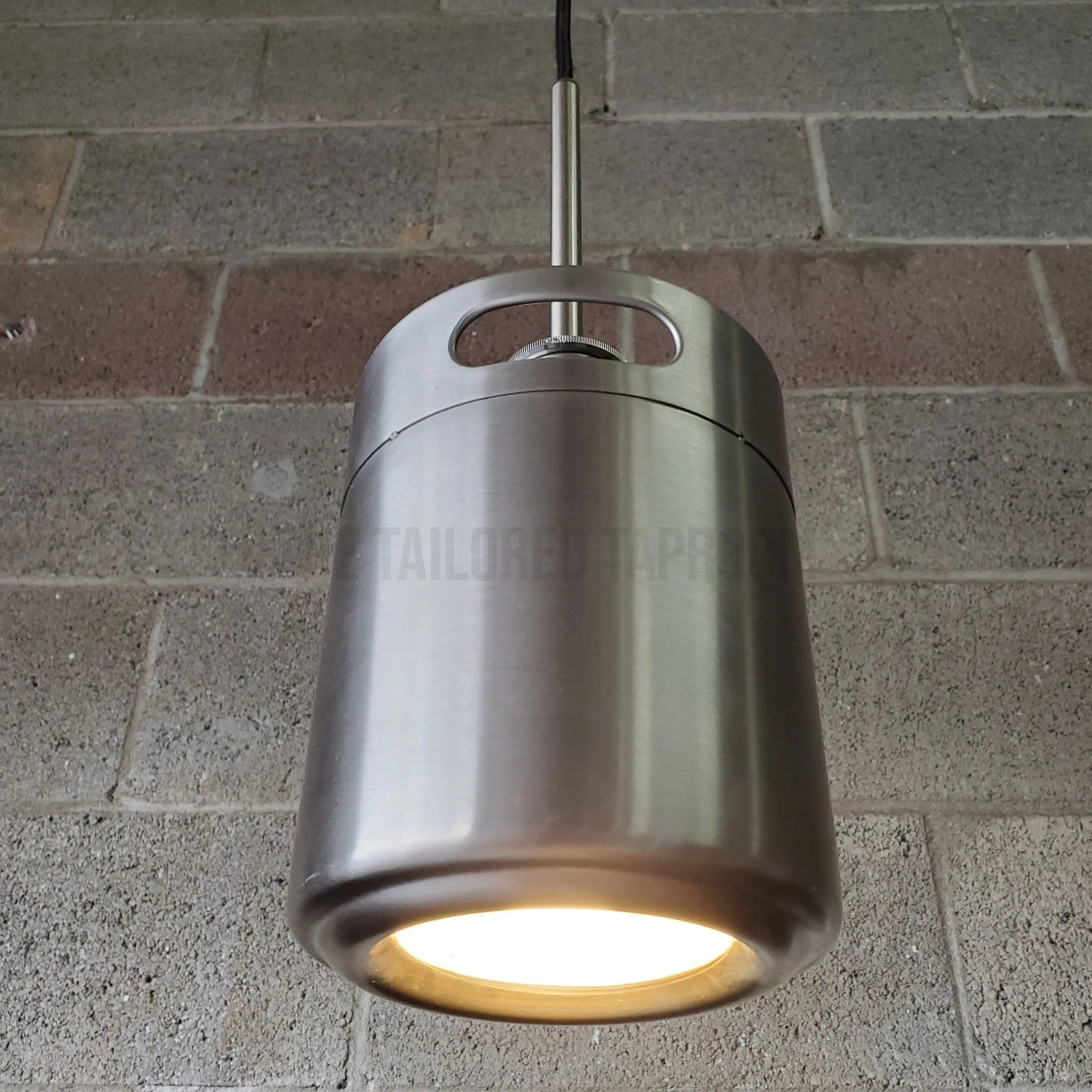 Mini Beer Keg Pendant Light