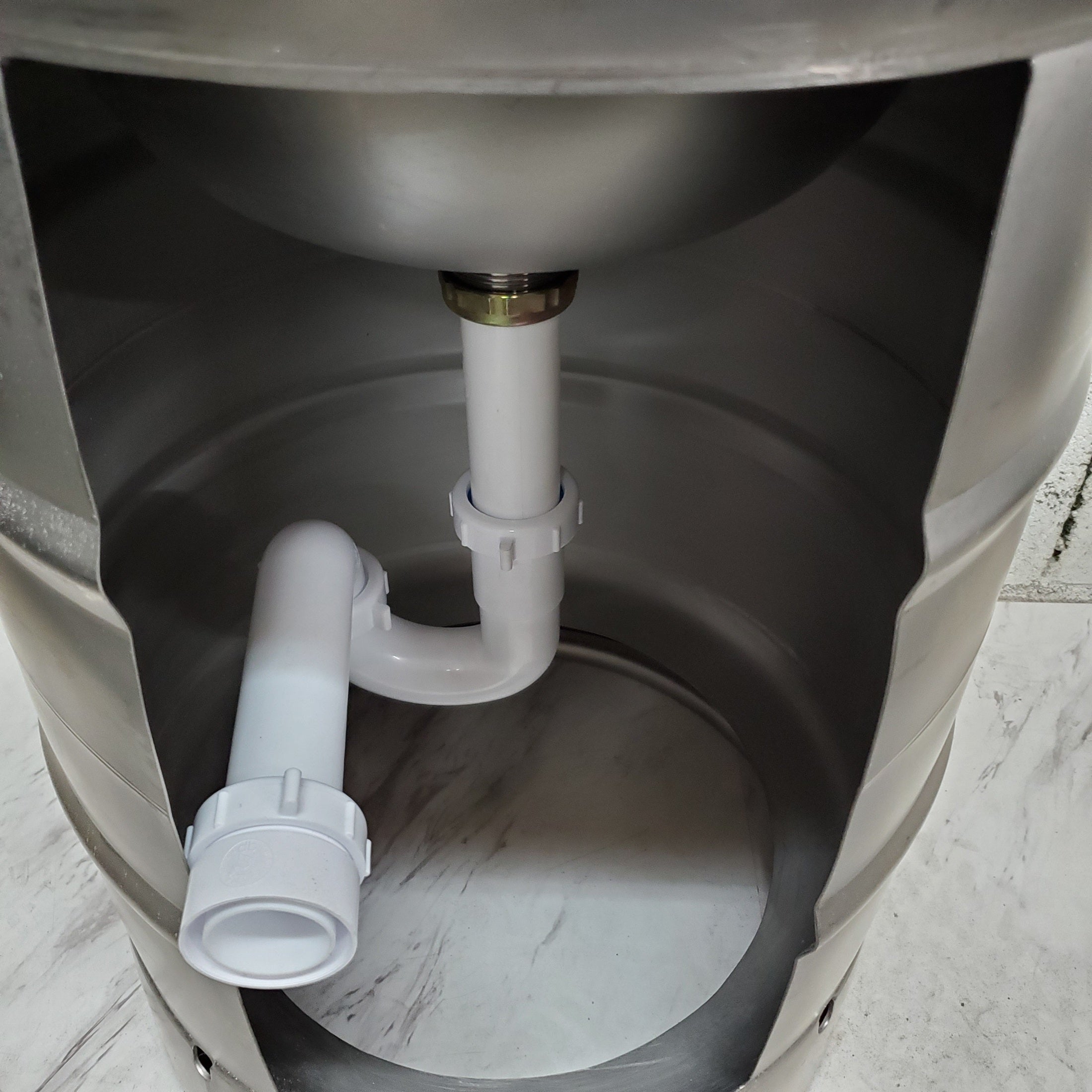 Wall-Mount Full Size Keg Sink | The Tailored Taproom The Tailored Taproom
