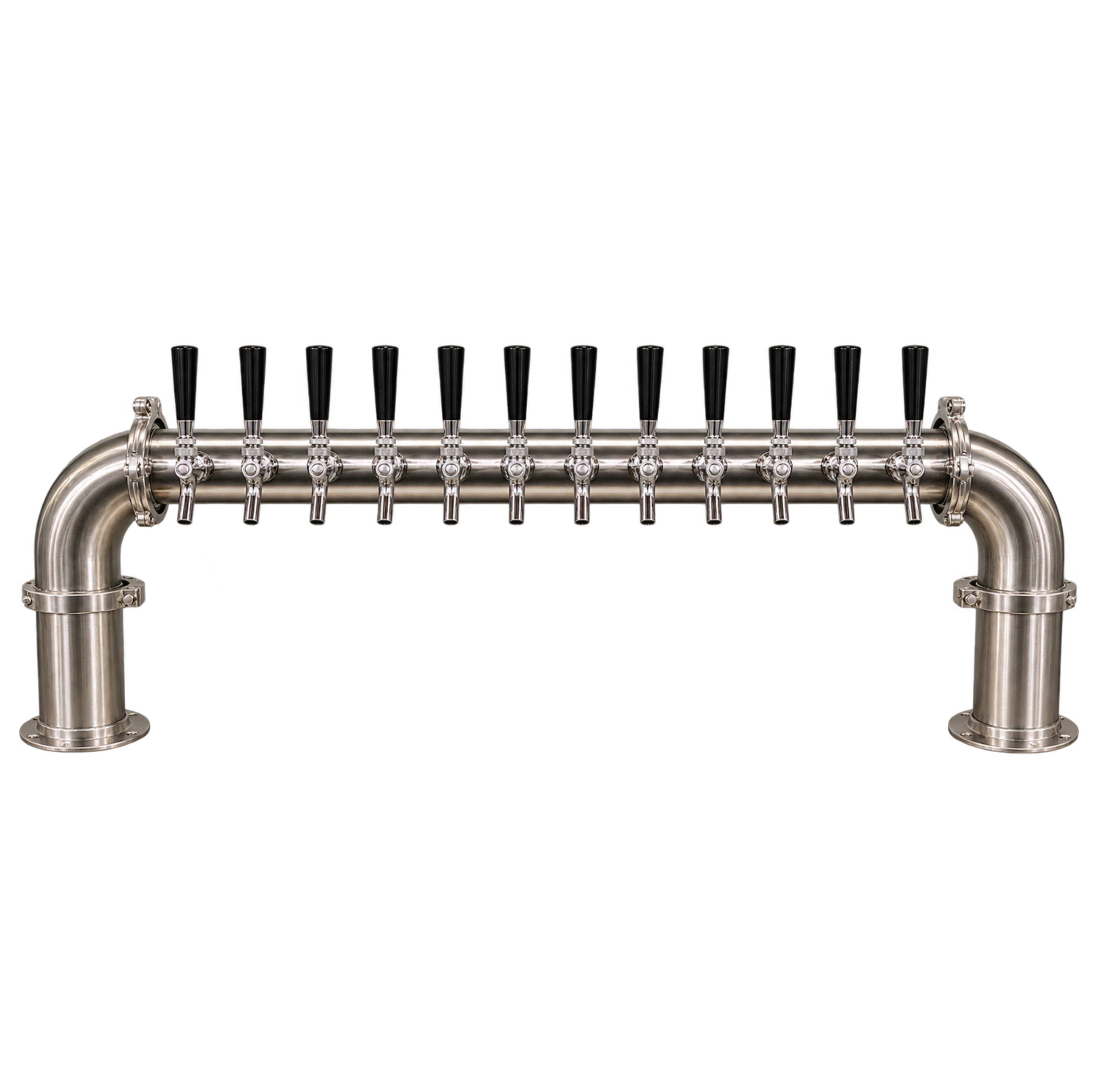 4-inch Stainless Steel Commercial Draft Tower – 8, 10 or 12 Faucets THE TAILORED TAPROOM