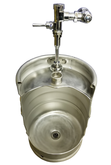 The Signature Keg Urinal Kit w/ Flush Valve