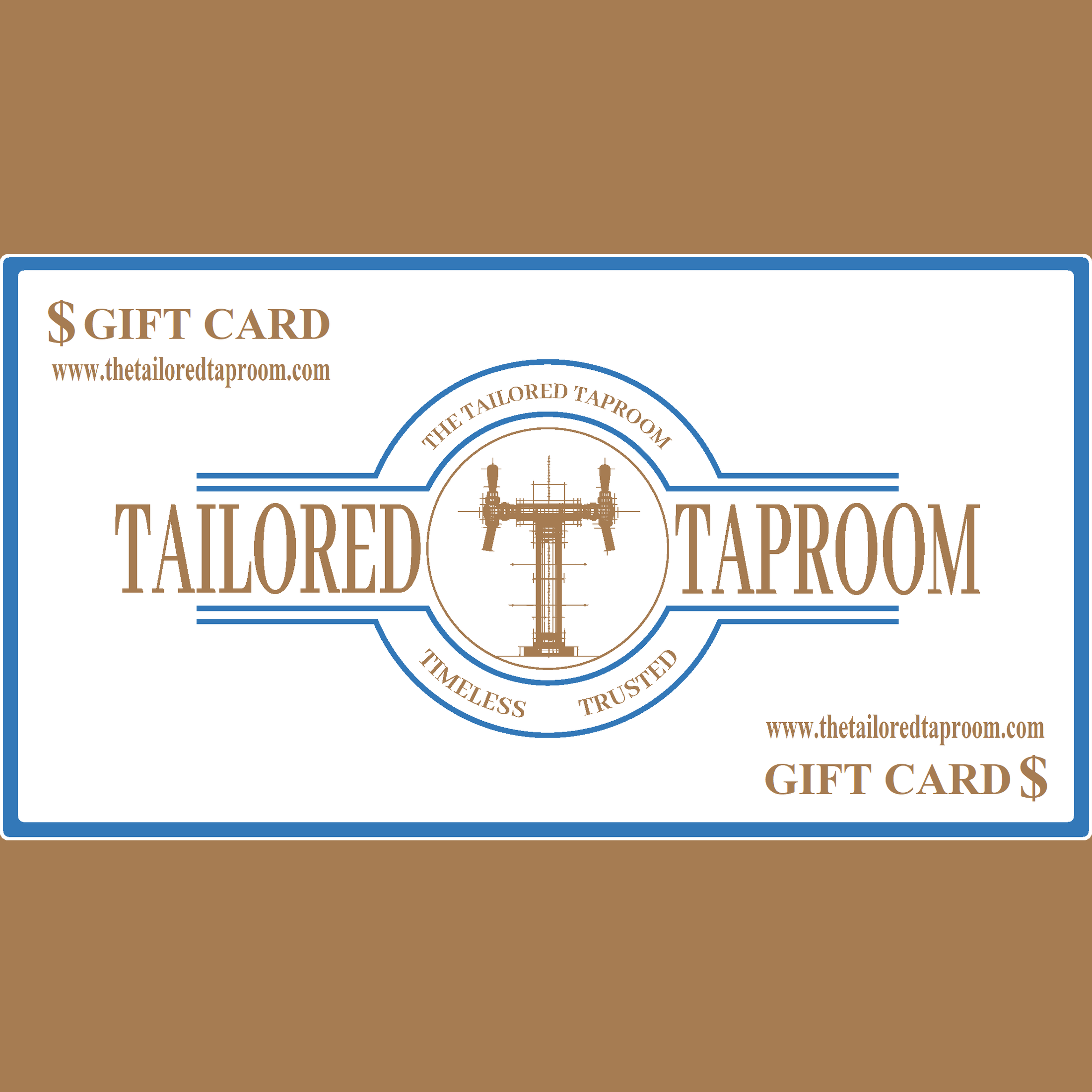 Gift Card THE TAILORED TAPROOM