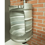 The Signature Keg Urinal Kit w/ Flush Valve right side