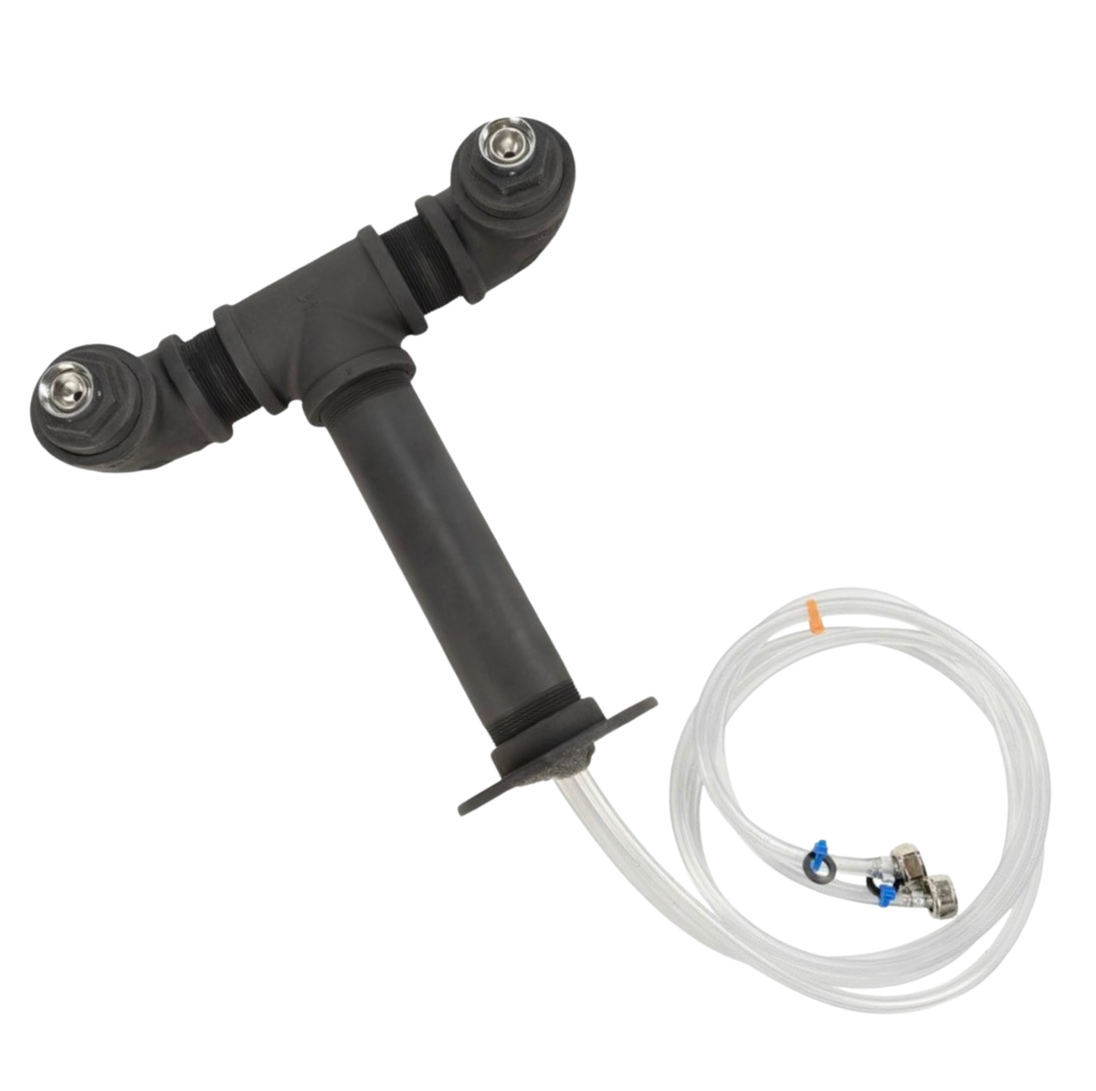 2-Faucet Black Iron Pipe Draft Tower THE TAILORED TAPROOM