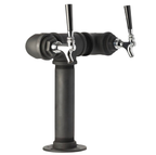 2-Faucet Black Iron Pipe Draft Tower THE TAILORED TAPROOM