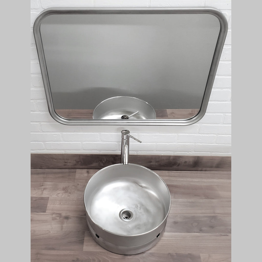 Keg Vessel Sink Installed