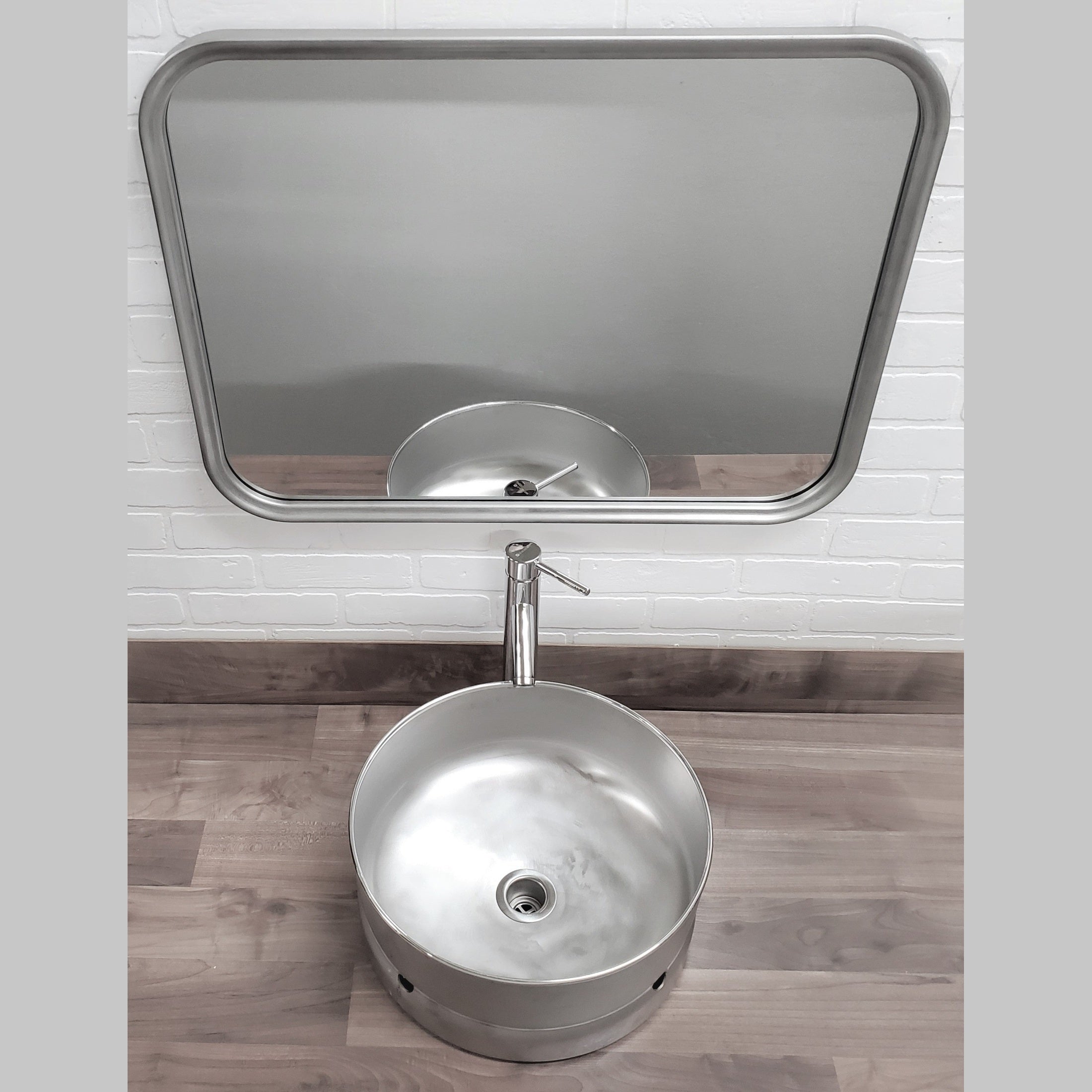 Keg Vessel Sink Installed
